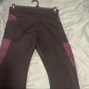Women's Black and Purple Jumpsuit